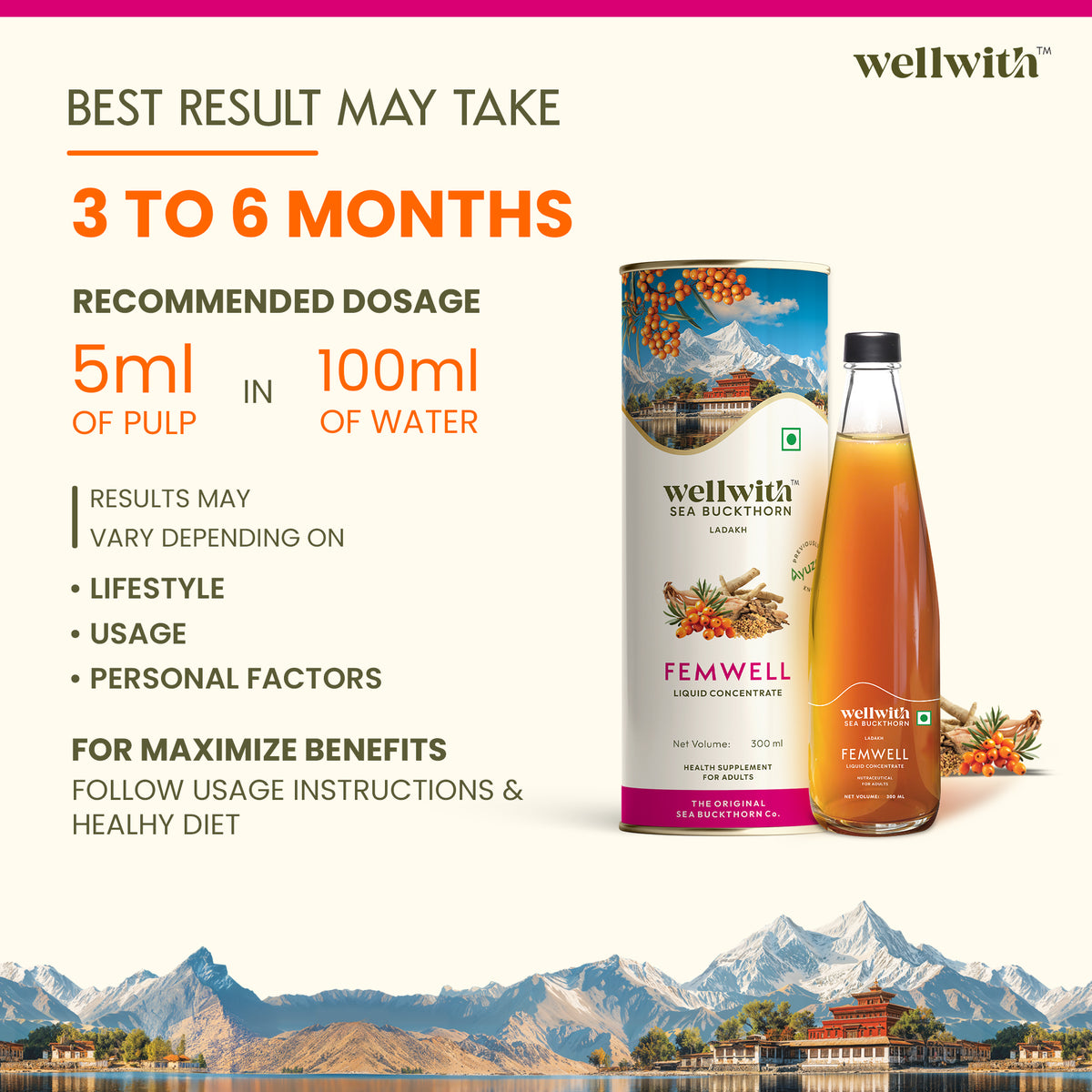 SEA BUCKTHORN FEMWELL 300ML