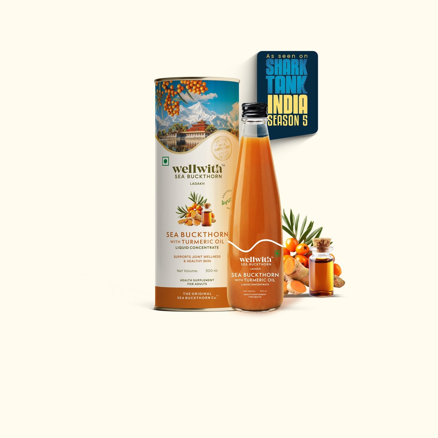 SEA BUCKTHORN WITH TURMERIC OIL 300ML