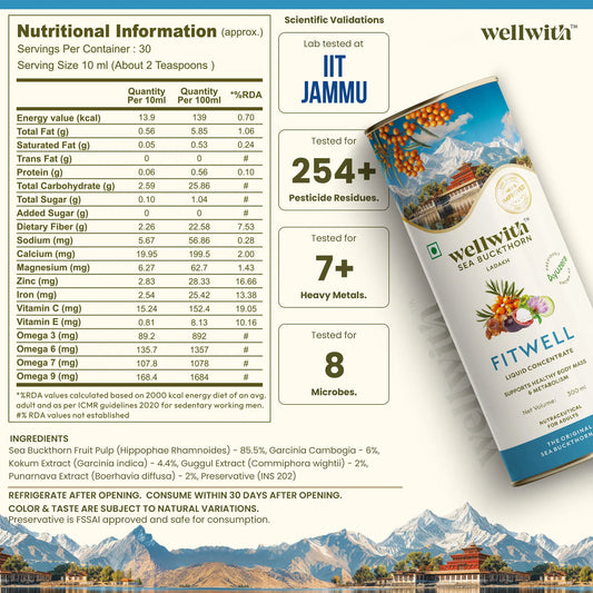 SEA BUCKTHORN FITWELL 300ML