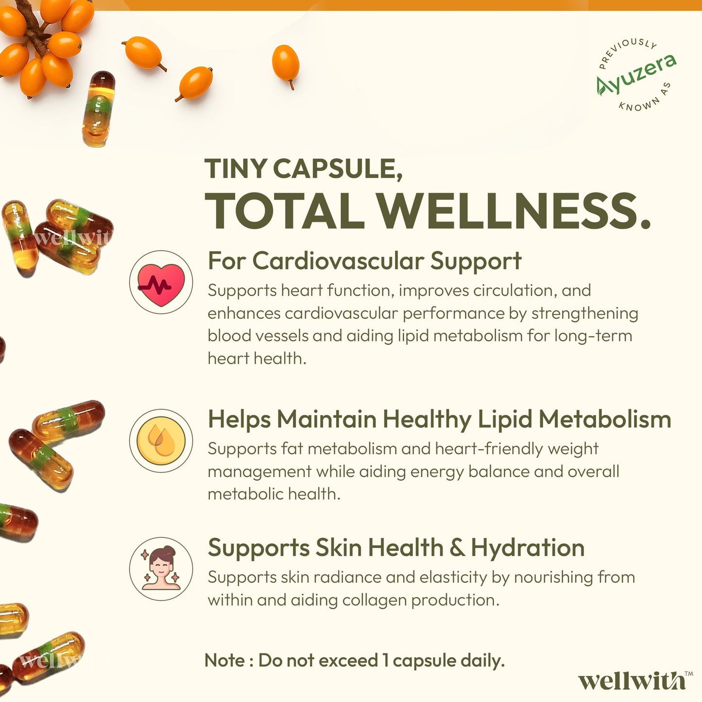 SEA BUCKTHORN OIL CAPSULES (30 CAPSULES)