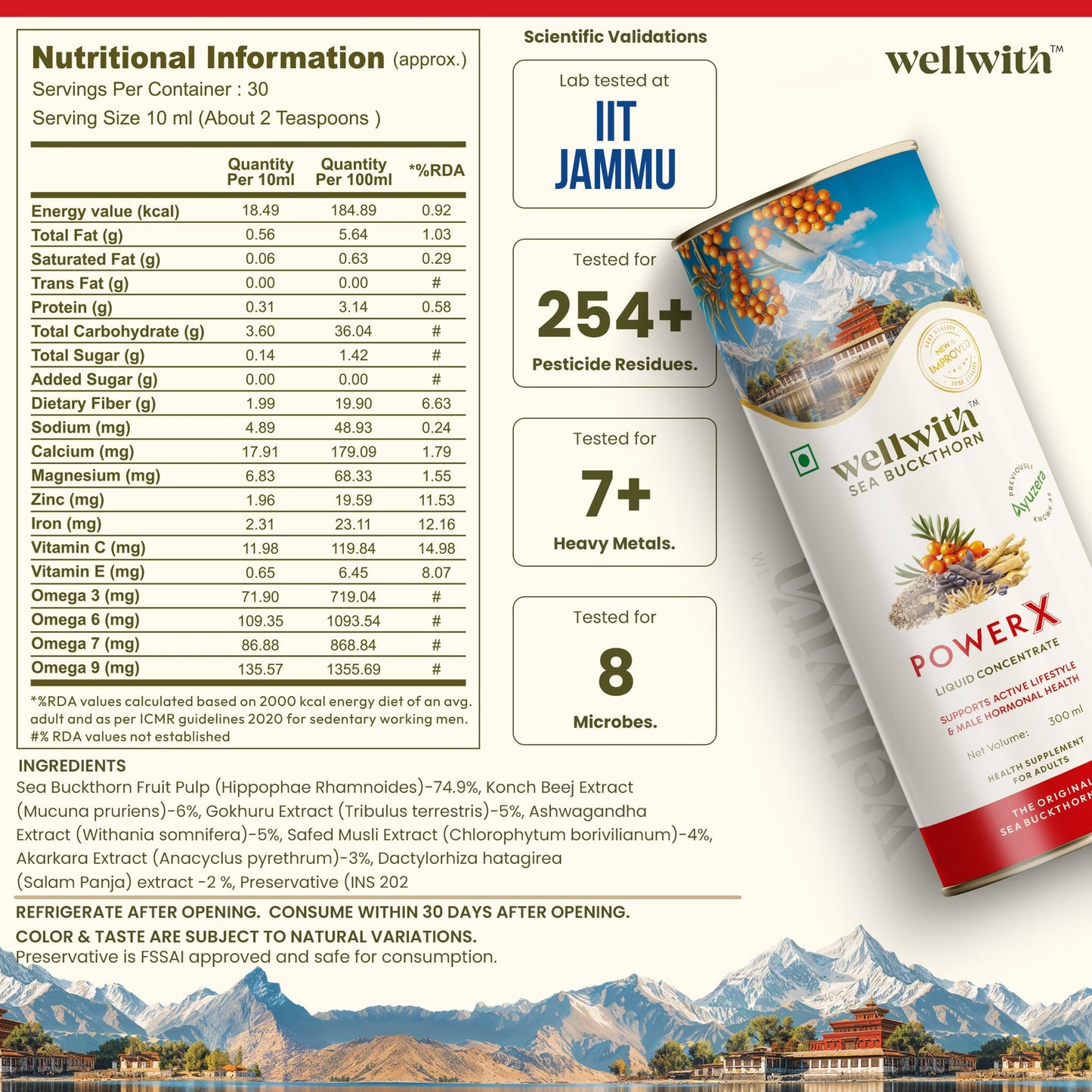 SEA BUCKTHORN POWER X 300ML