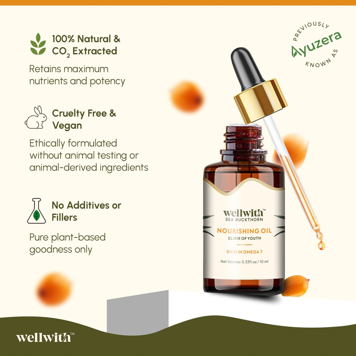 SEA BUCKTHORN NOURISHING OIL 10ML