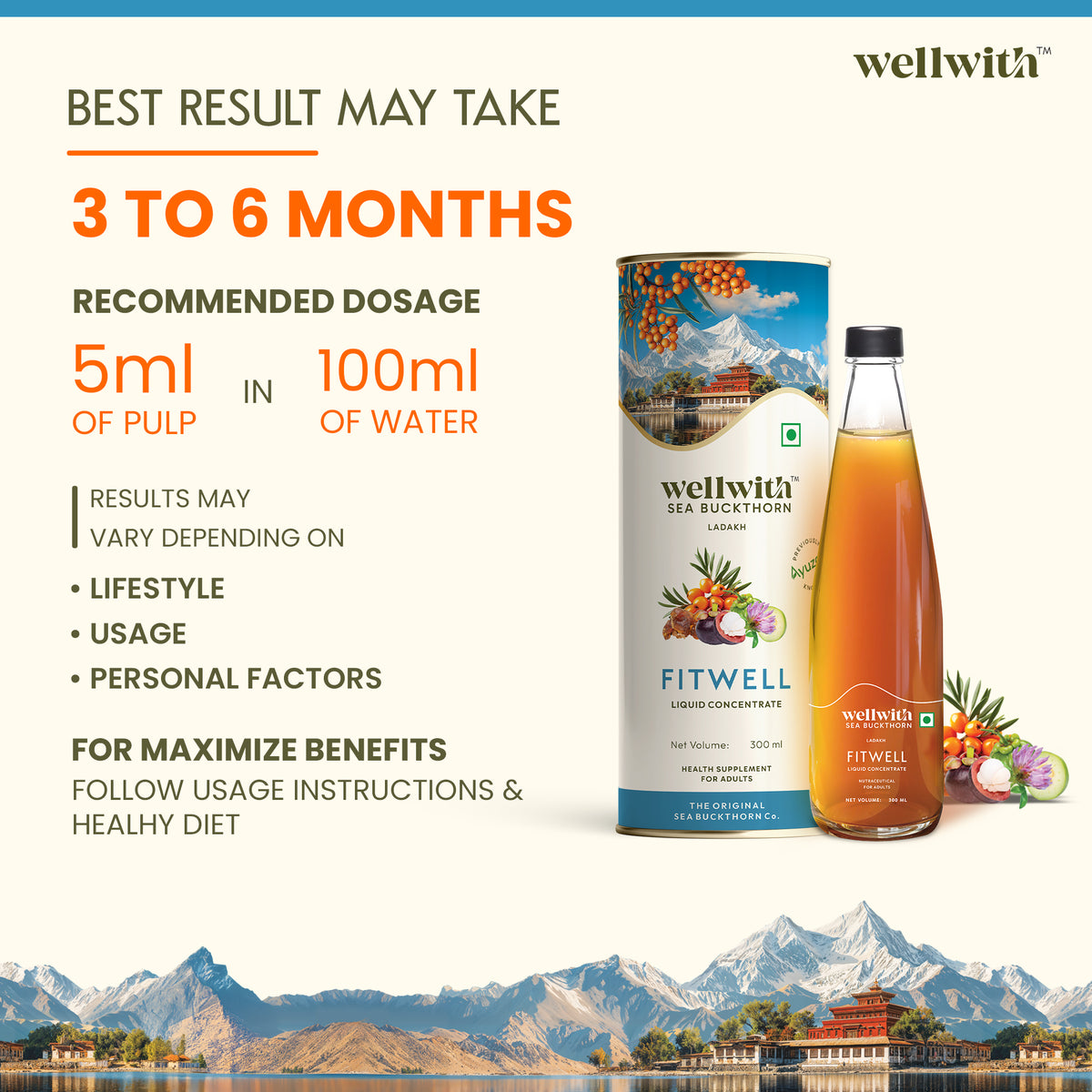 SEA BUCKTHORN FITWELL 300ML