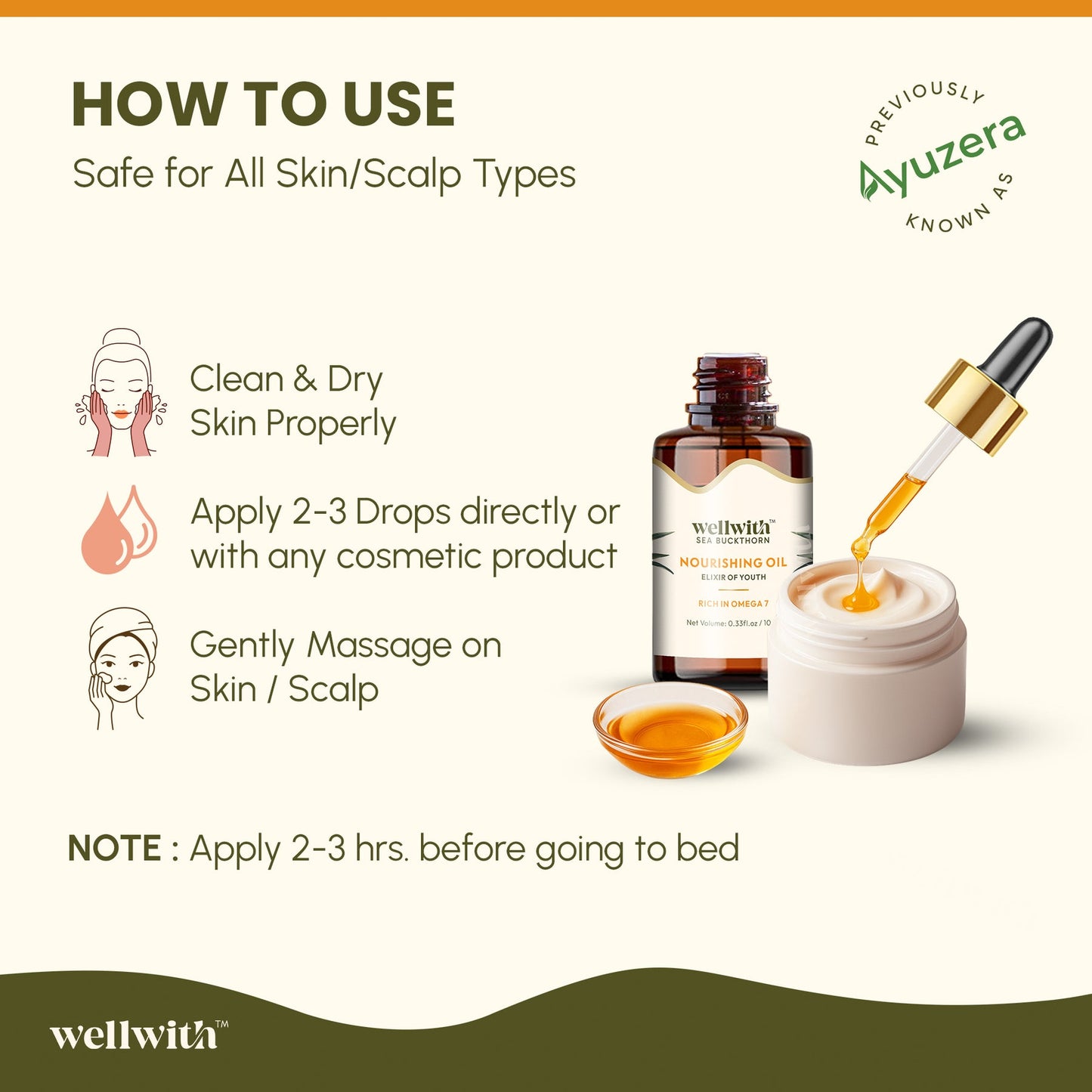 SEA BUCKTHORN NOURISHING OIL 10ML